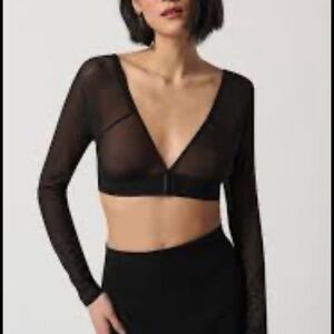 Nwot . Mesh long sleeve coverup